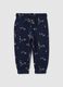Multicolour cotton baby trousers regular fit with prints_0
