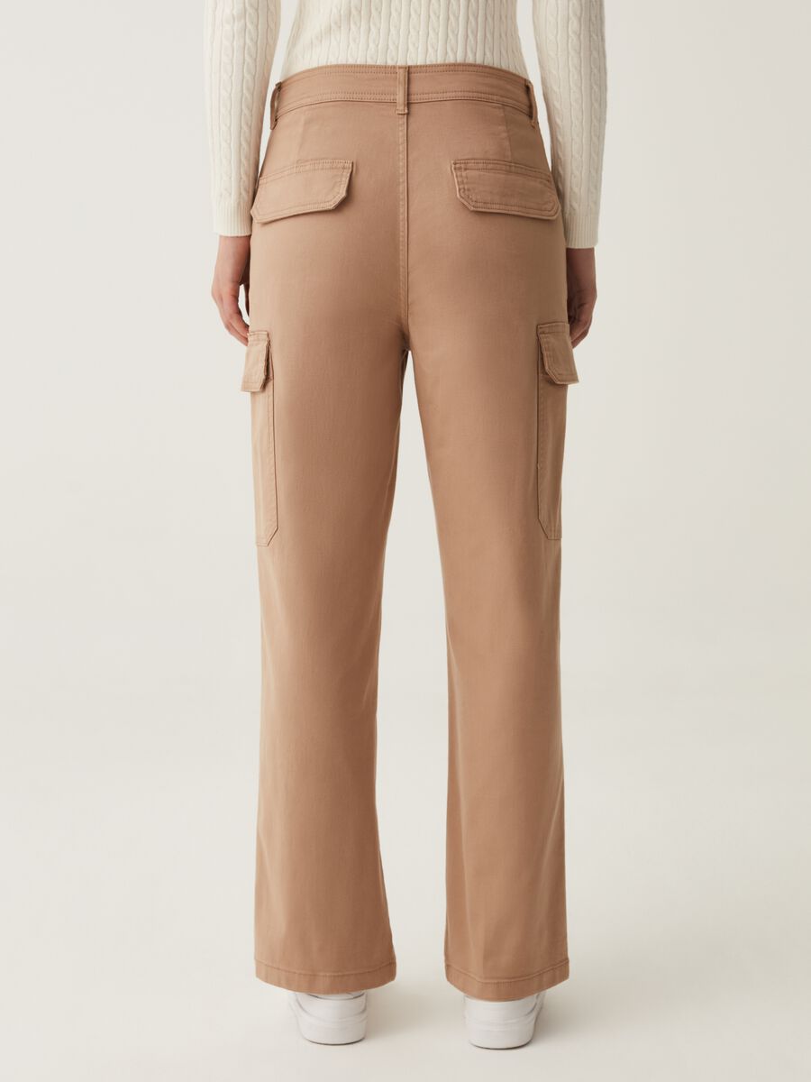 Cargo trousers in cotton twill_2