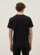 Black pure cotton regular fit t-shirt with print_2