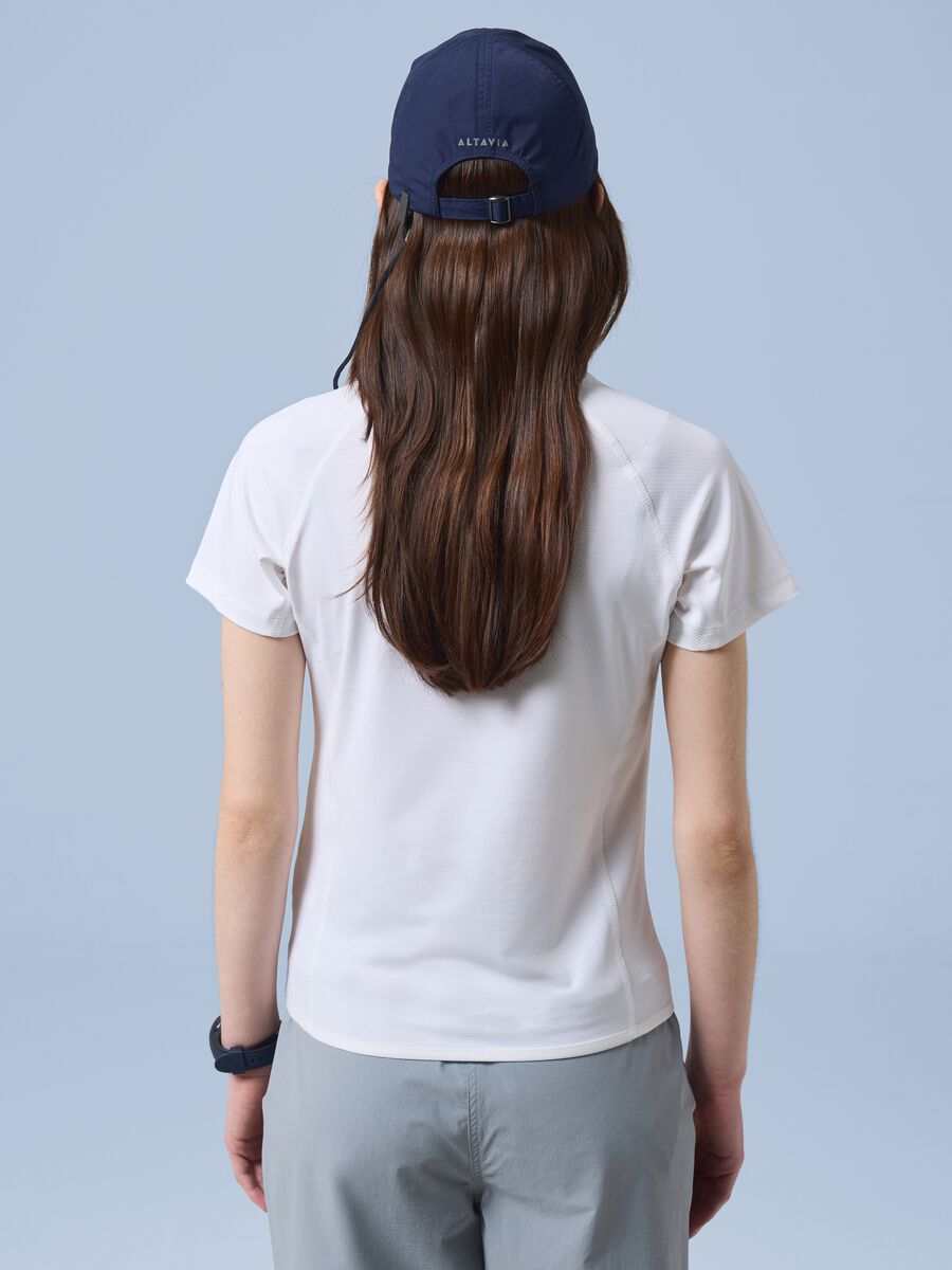 Wei&szlig;es technisches Stretch-T-Shirt ALTAVIA SAILING_2