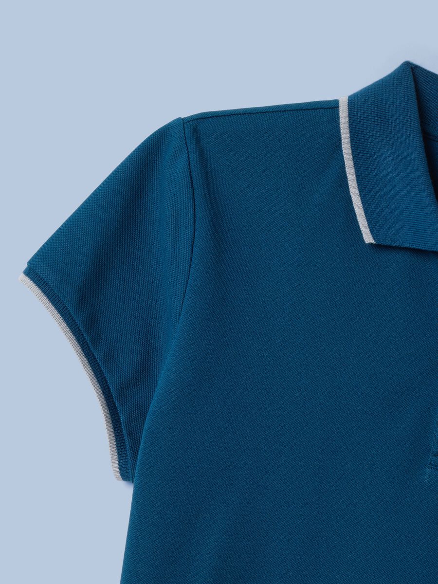 Blaues Poloshirt ALTAVIA SAILING aus Stretch-Baumwolle_6