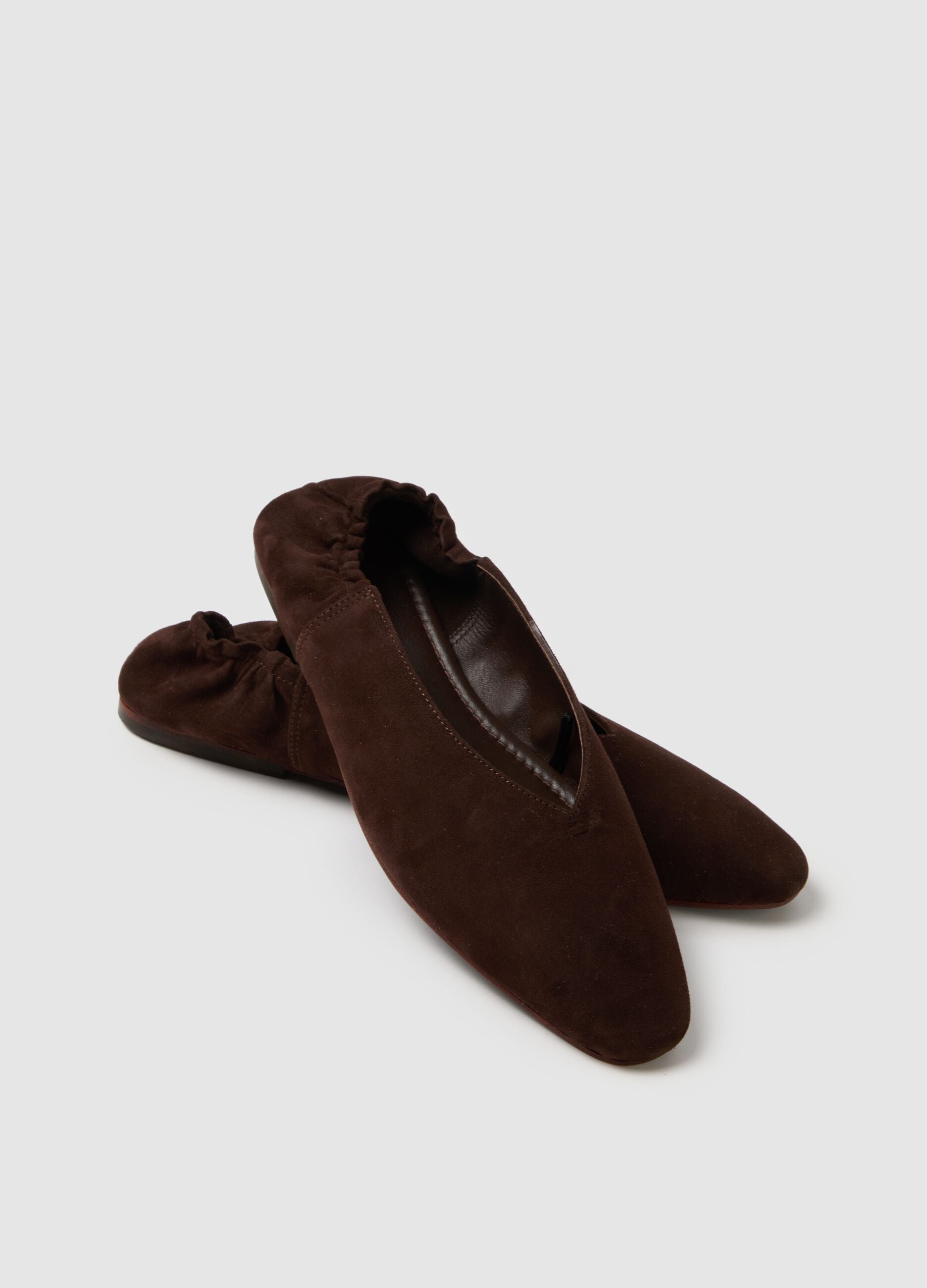 Friulane in genuine brown leather