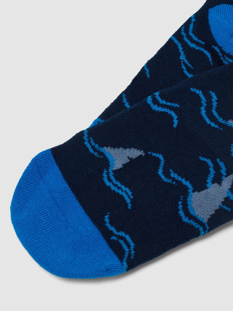 Tripack of Multicolour Short Cotton Socks for Children_2