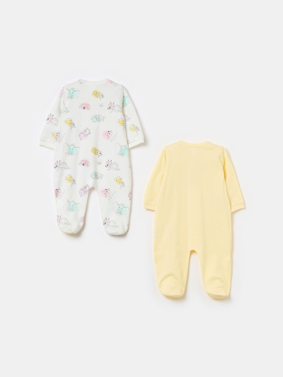 Two-pack Bambi and Thumper onesies in organic cotton_1
