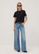 Black relaxed-fit pure cotton short-sleeve T-shirt_1