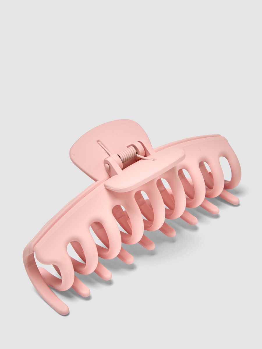 SINCERELY HAIR Grande pince crabe rose_1