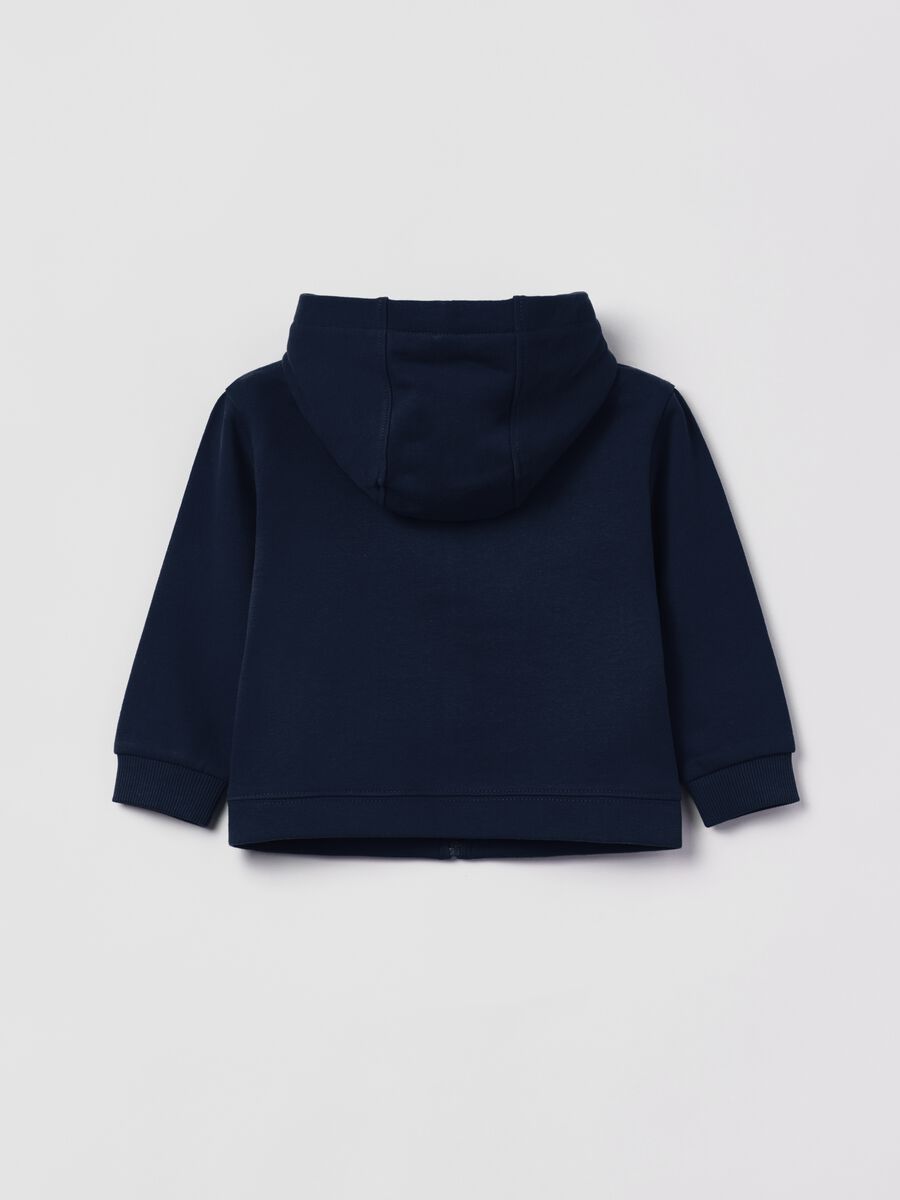Cotton full-zip sweatshirt with hood_1