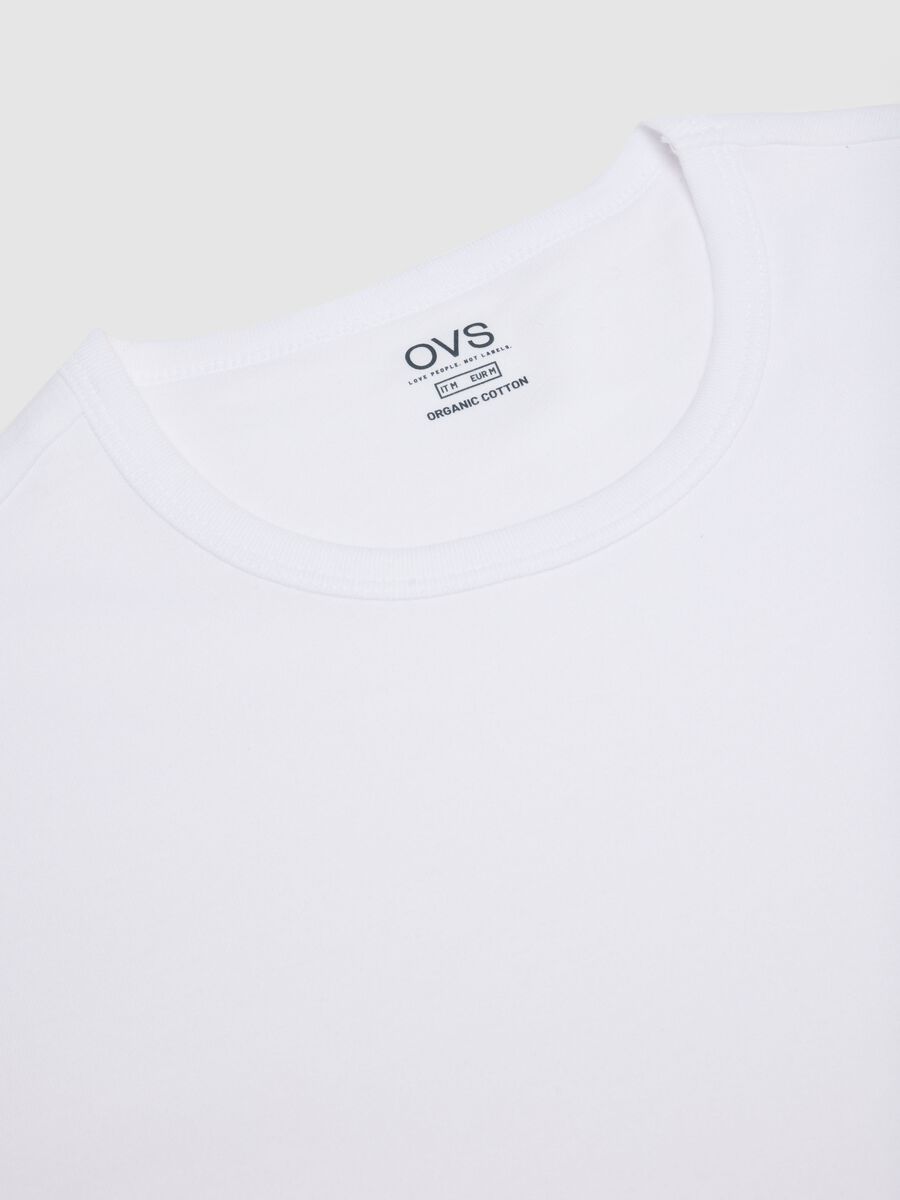 Twin-pack White T-shirt in Pure Cotton_5