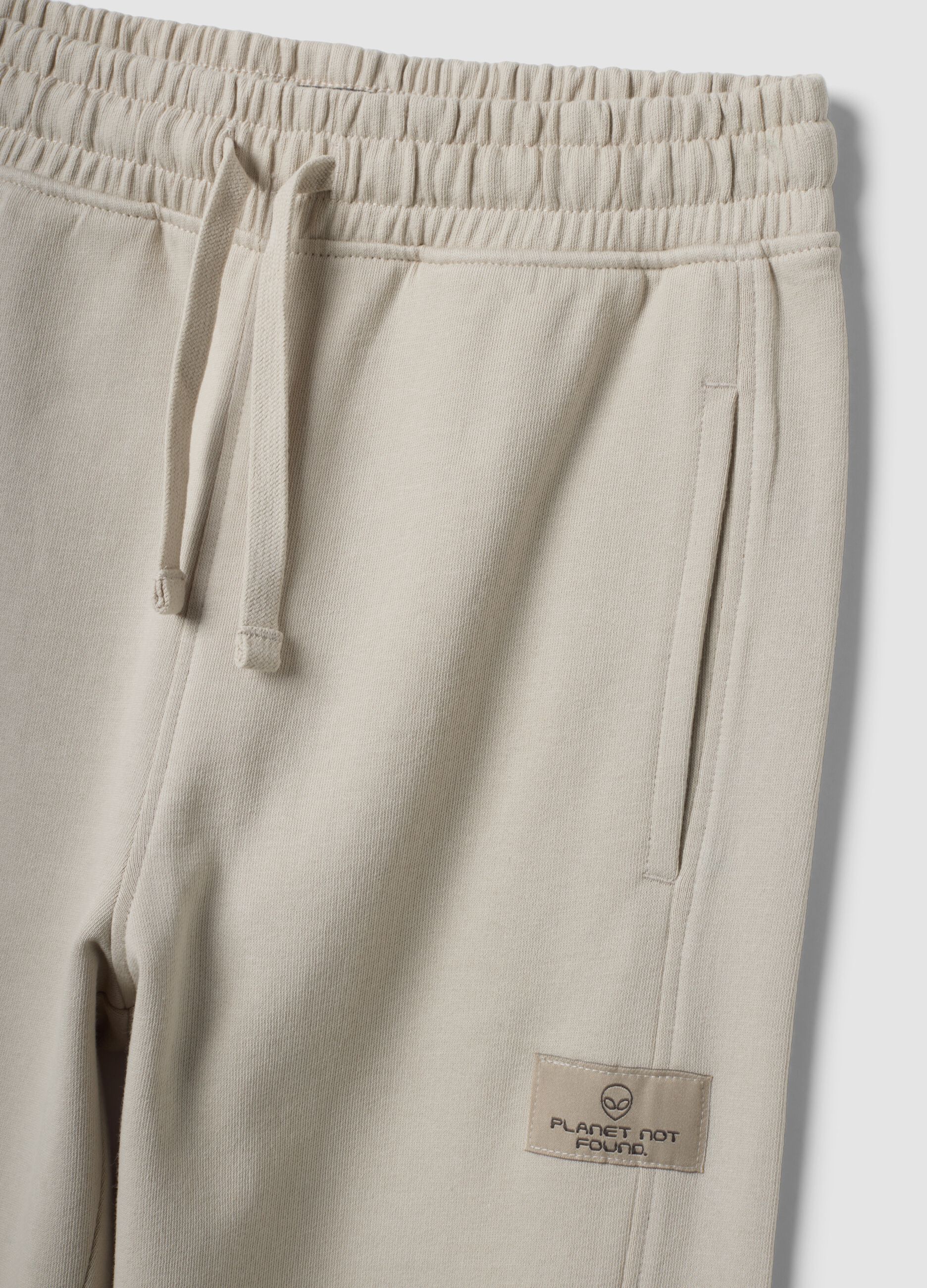 Grey pure cotton oversized joggers for boys