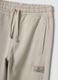 Grey pure cotton oversized joggers for boys_4