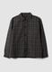 Multicolour pure cotton check shirt, oversized fit_4