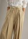 Pantalon flare beige en m&eacute;lange de viscose_3