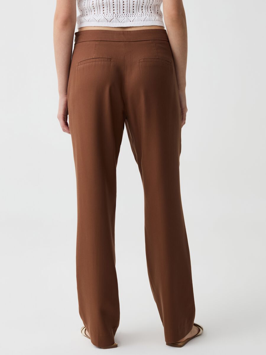 Straight-fit trousers in Lyocell_2