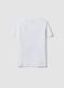 T-shirt bianca in puro cotone jersey e stampa cagnolino regular fit_1