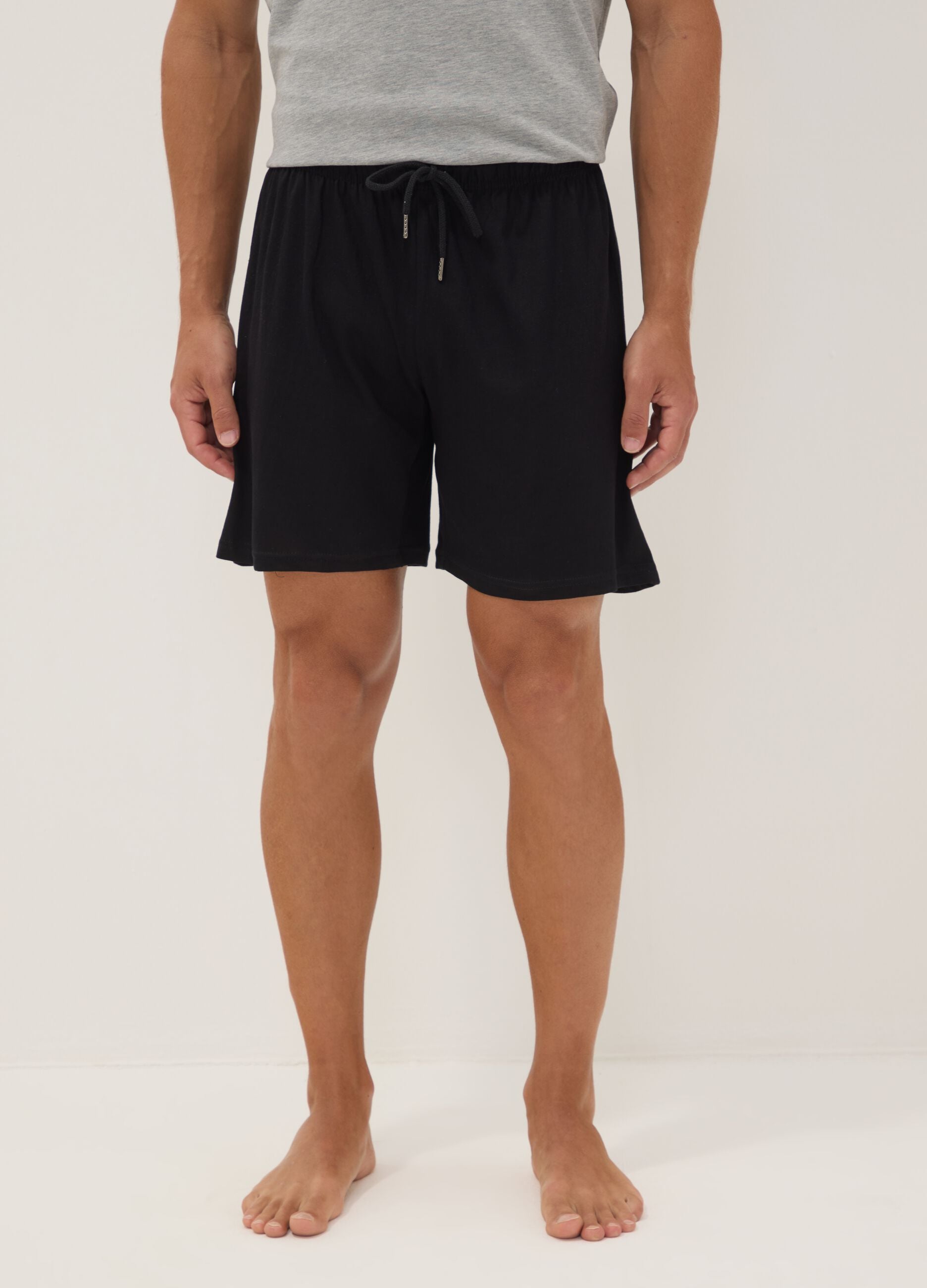 2er-Pack mehrfarbige Pyjamashorts aus Bio-Baumwolle