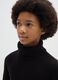 Girls' Black Turtleneck Sweater Regular Fit_2