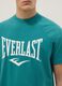 Green pure cotton T-shirt regular fit with Everlast logo_3