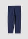 Blue stretch cotton leggings_4