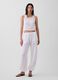 Jogger-Hose aus reiner Baumwolle_0