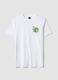 Wei&szlig;es T-Shirt aus reiner Baumwolle mit Paul-Frank-Print, Regular Fit_4