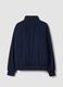 Blue stretch-fabric jacket with zip_2