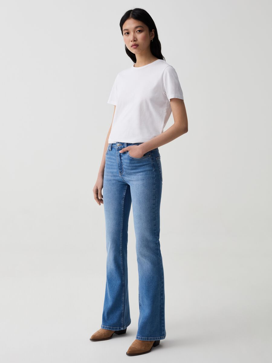 Jeans flare fit stretch_0