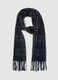 Checked Multicolour Scarf with Tassels_0