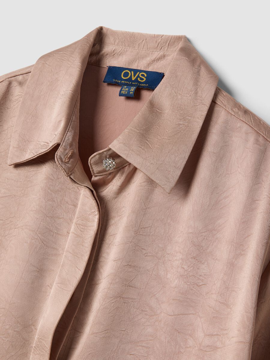 Camicia rosa regular fit con colletto classico_5