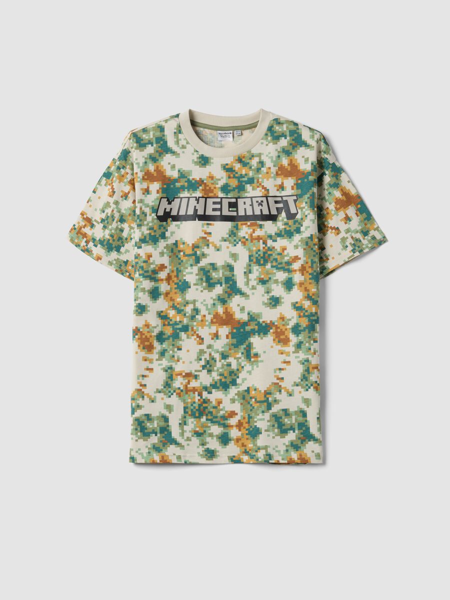 Camiseta multicolor de algod&oacute;n puro de manga corta_3