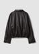 Brown padded viscose-blend jacket with zip and oversized fit_2