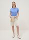 Light blue short-sleeve stretch viscose T-shirt_1