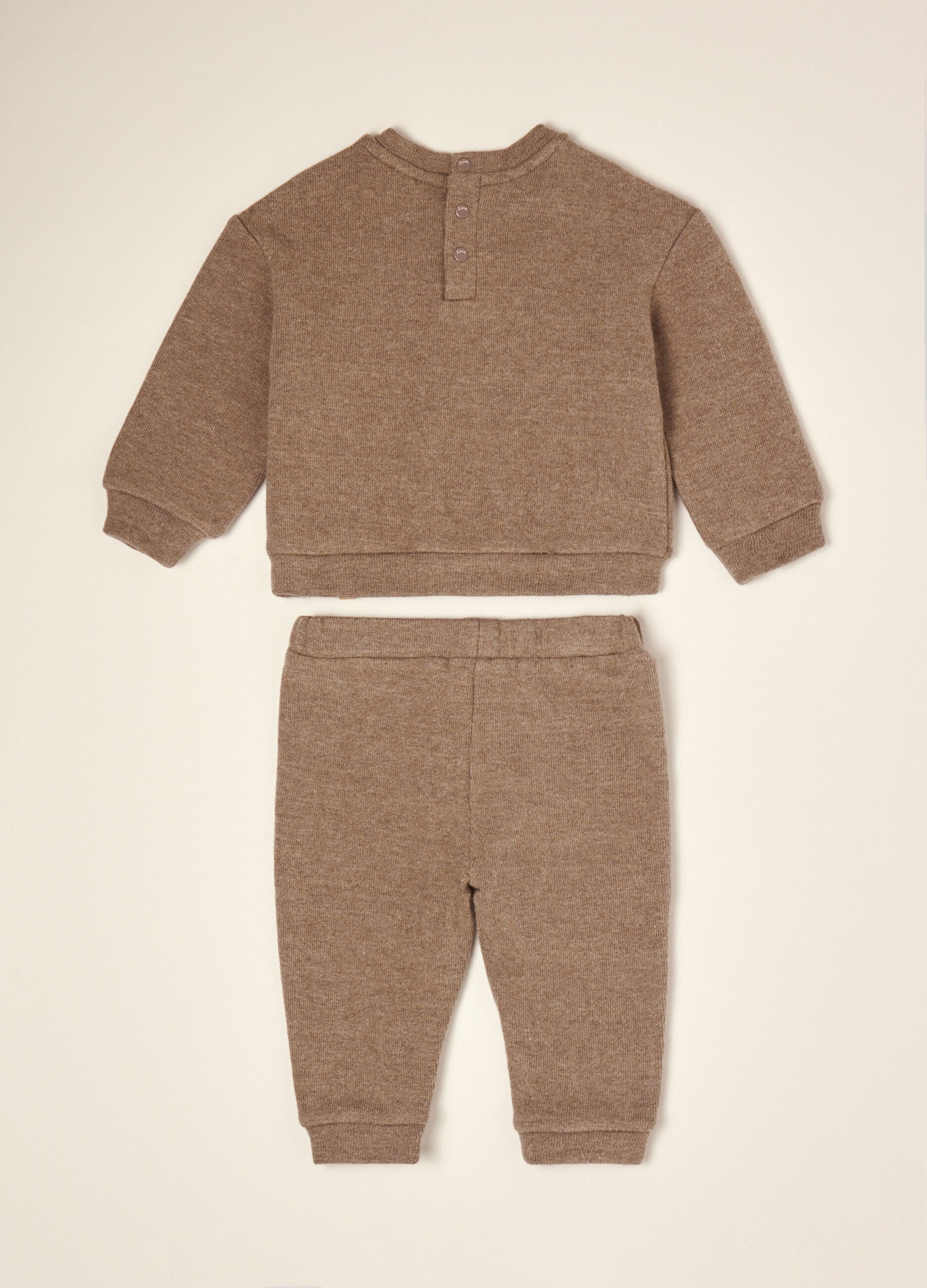 Conjunto jogging para beb&eacute; IANA em jersey