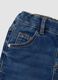 Jeans denim blu scuro in cotone elasticizzato regular fit per bimbo_3