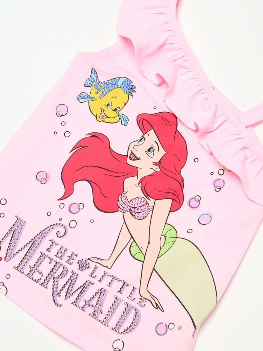 Tank top with single shoulder strap and The Little Mermaid print_2