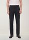 Grey slim-fit stretch viscose twill chino trousers_1