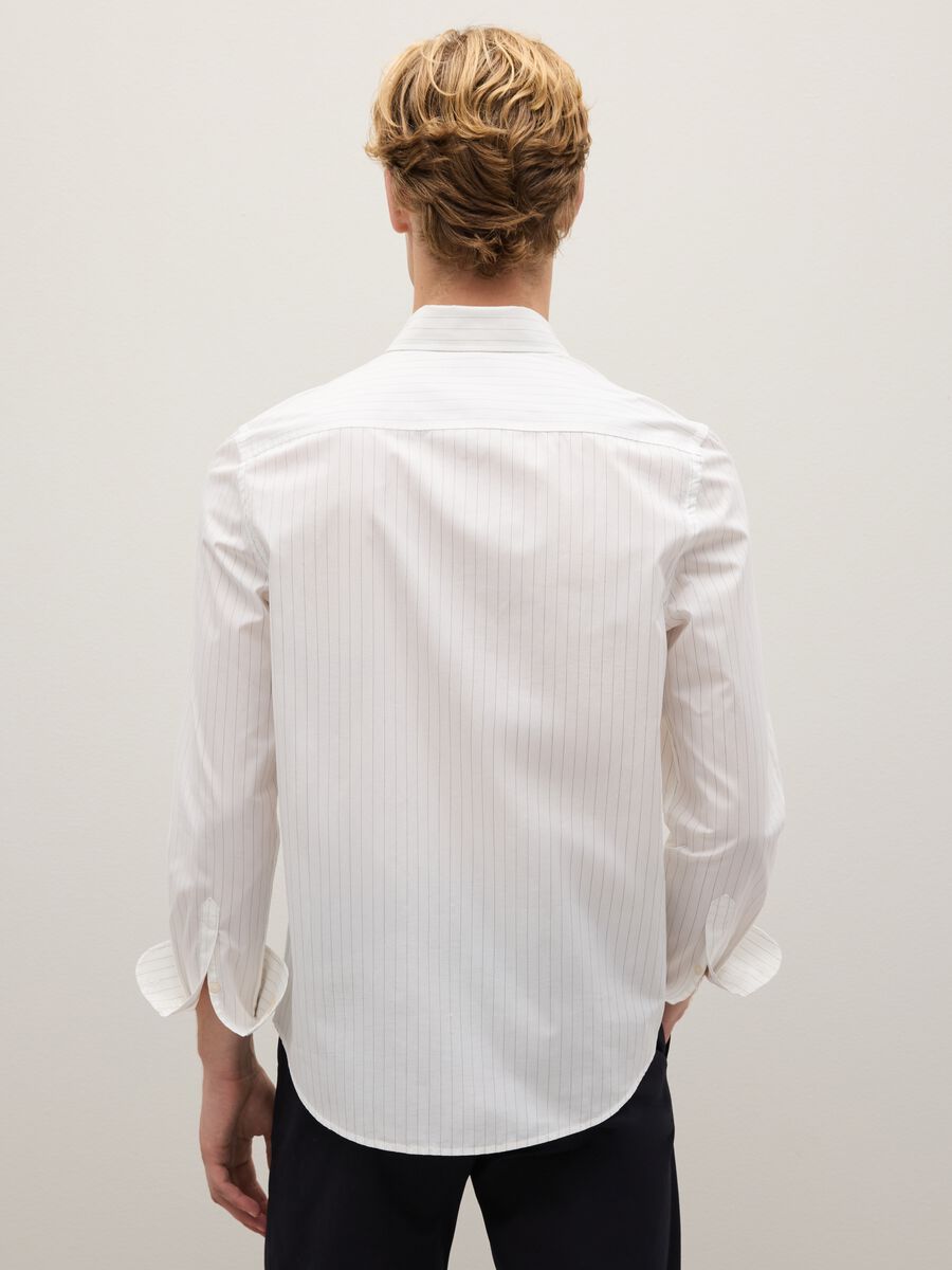 White pure cotton shirt regular fit_2