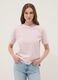 Pink striped pure cotton T-shirt_2