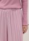 Regular fit pink striped pure viscose pyjama trousers_3