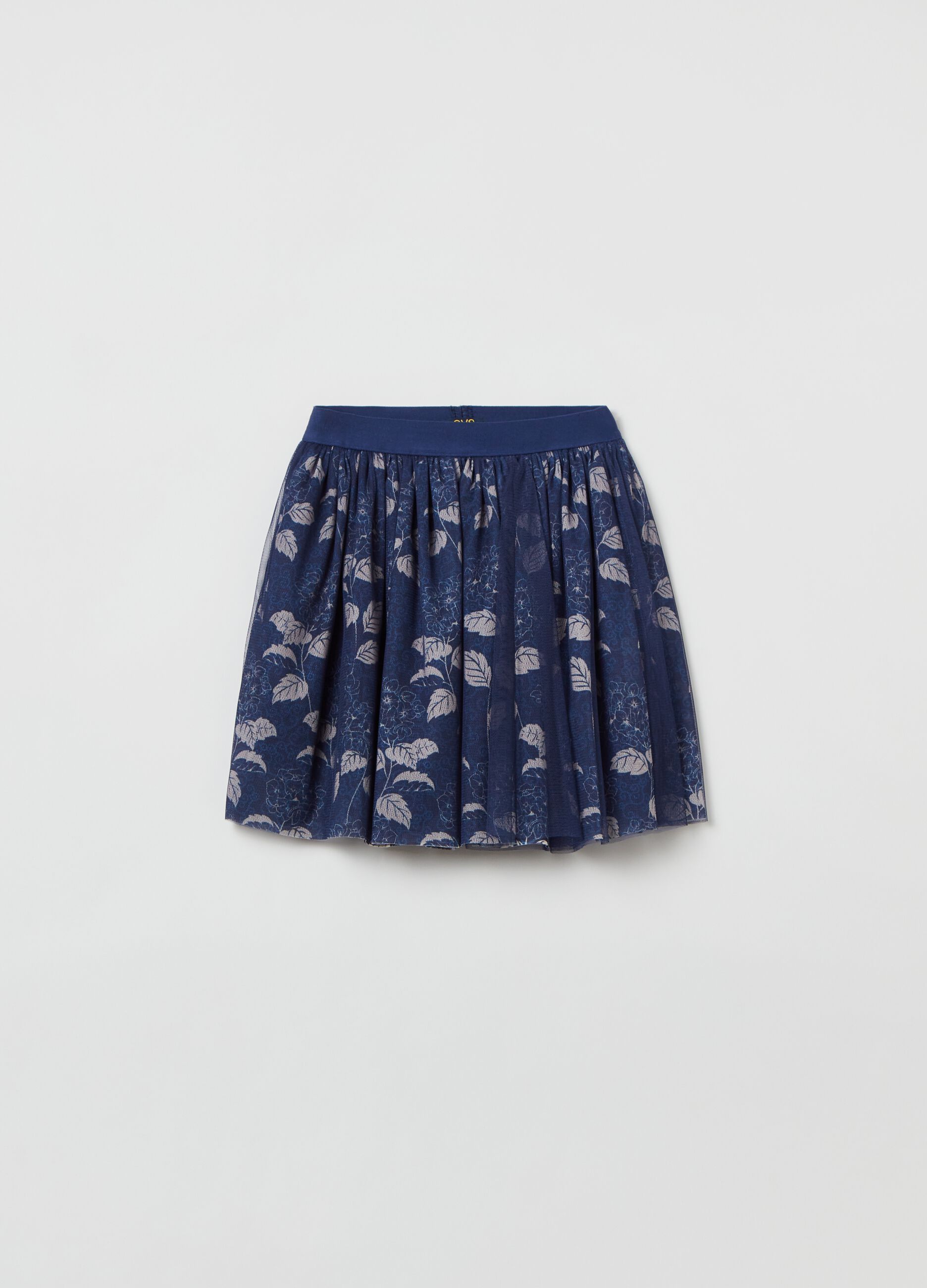 Floral tulle skirt_0