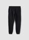 Black cotton-blend joggers with Miami Heat print_2