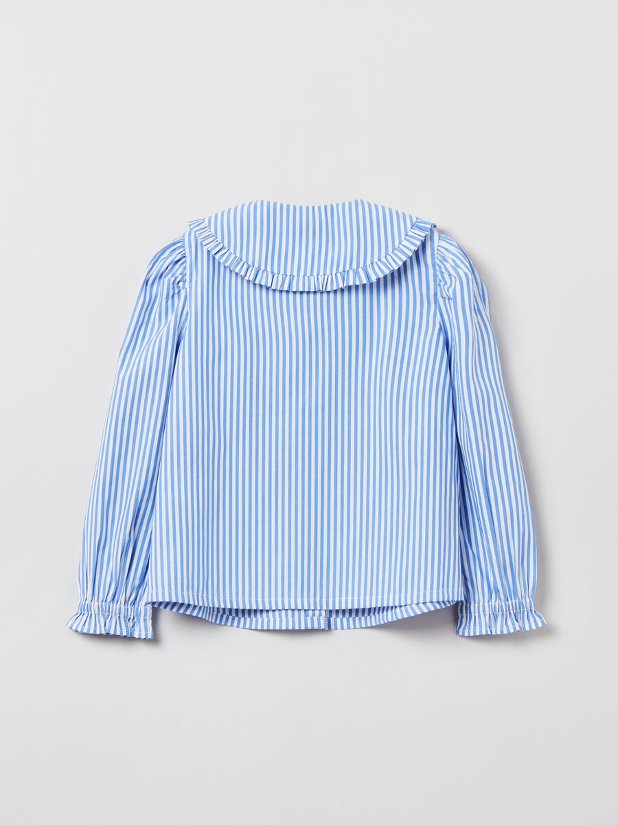 Cotton shirt with striped pattern_4