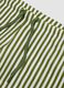 Gr&uuml;n-wei&szlig;e Boxer-Badehose aus Stretchmaterial_3