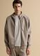Full-zip beige traspirante in tessuto elasticizzato 2 Way Stretch_0