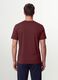 Red pure organic cotton jersey T-shirt, regular fit_3