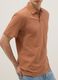 Brown pure cotton slim-fit short-sleeve polo shirt_3