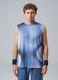 Hellblaues ALTAVIA COURT Tanktop aus Stretchmaterial mit Tie-Dye-Effekt_1