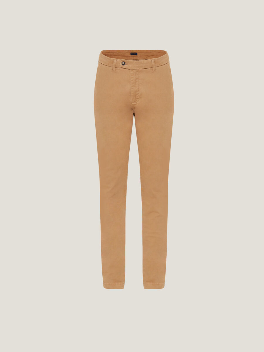 Regular-fit trousers in stretch twill_5