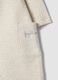 Beige hooded babygrow in organic cotton blend_3