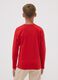 Red organic cotton graphic-print T-shirt for boys_2