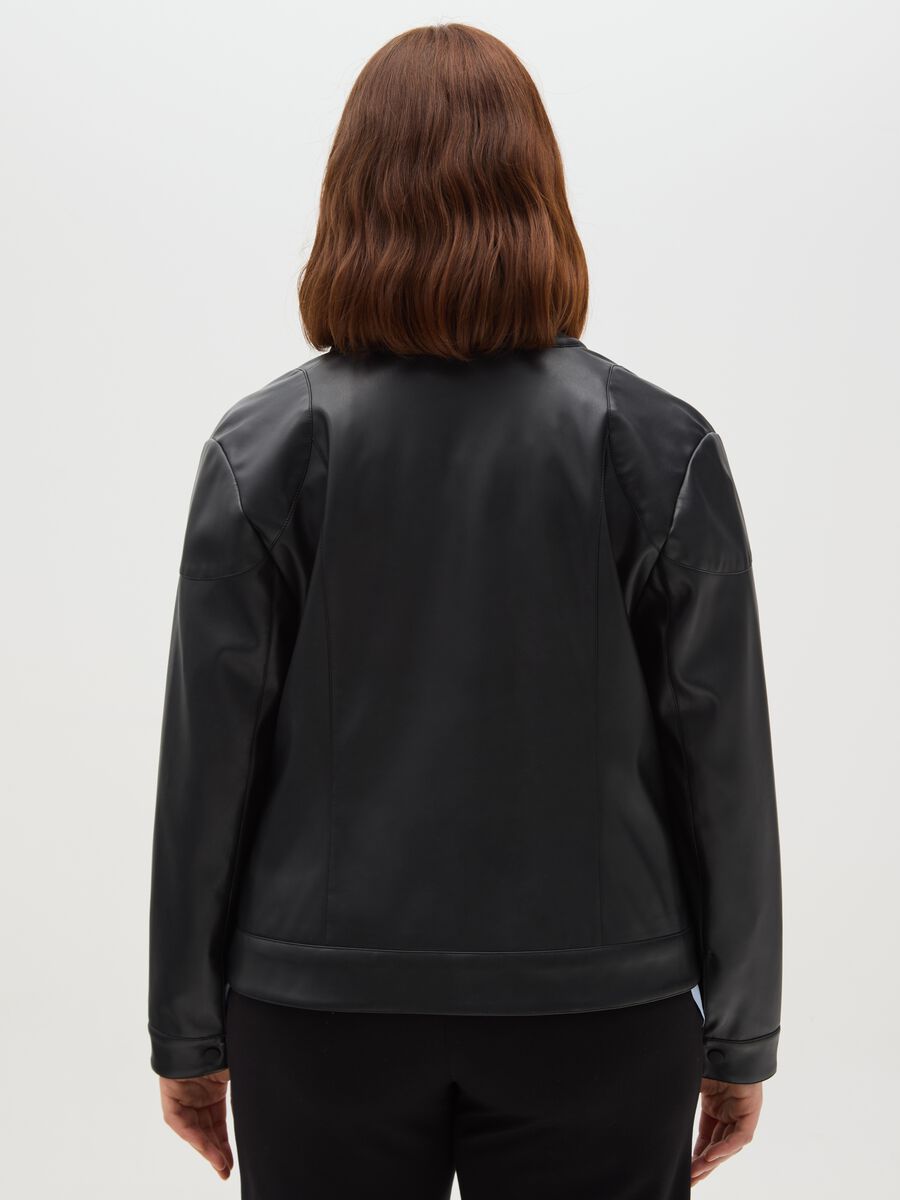 Black Faux Leather Jacket_2